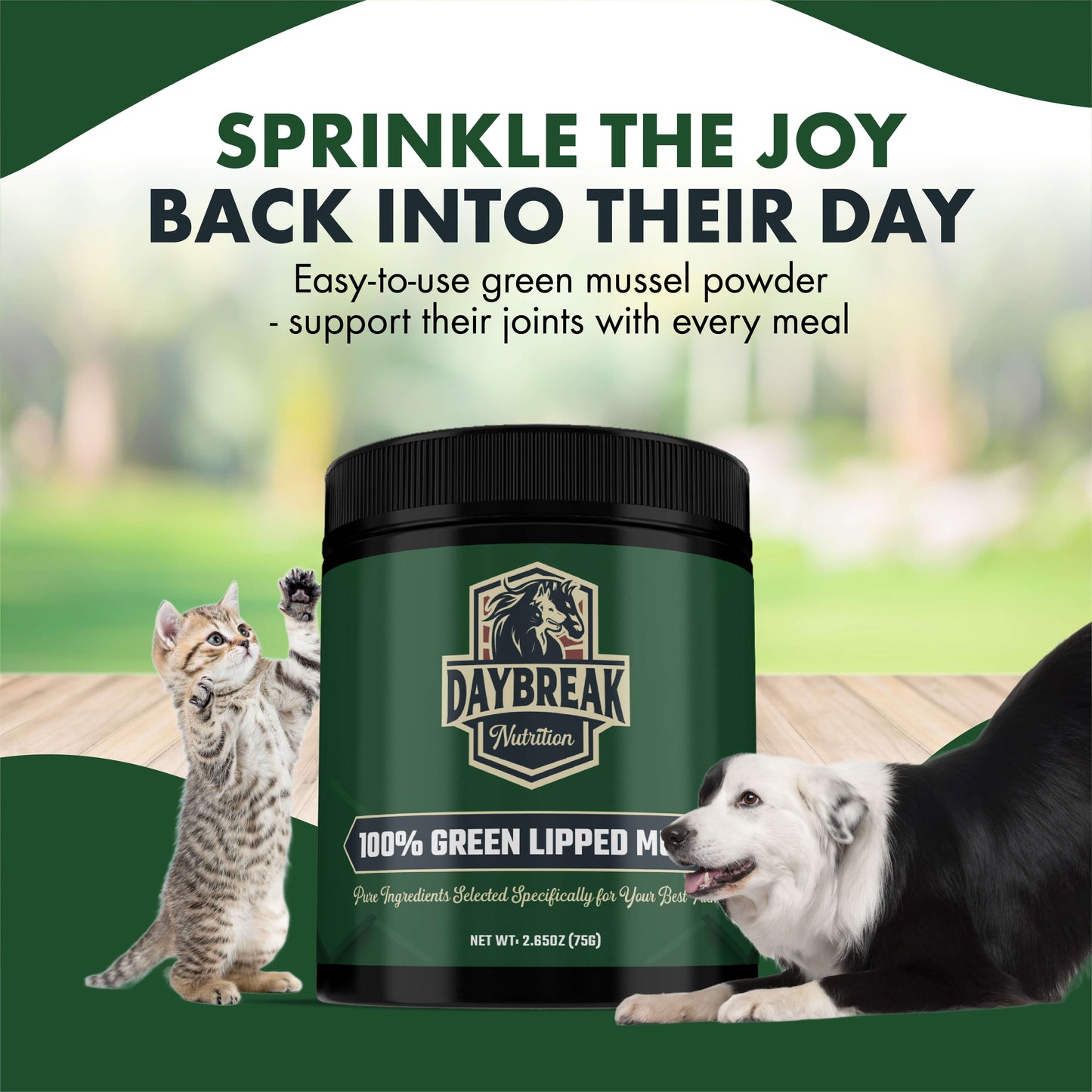 Green Lipped Mussel Powder for Pets