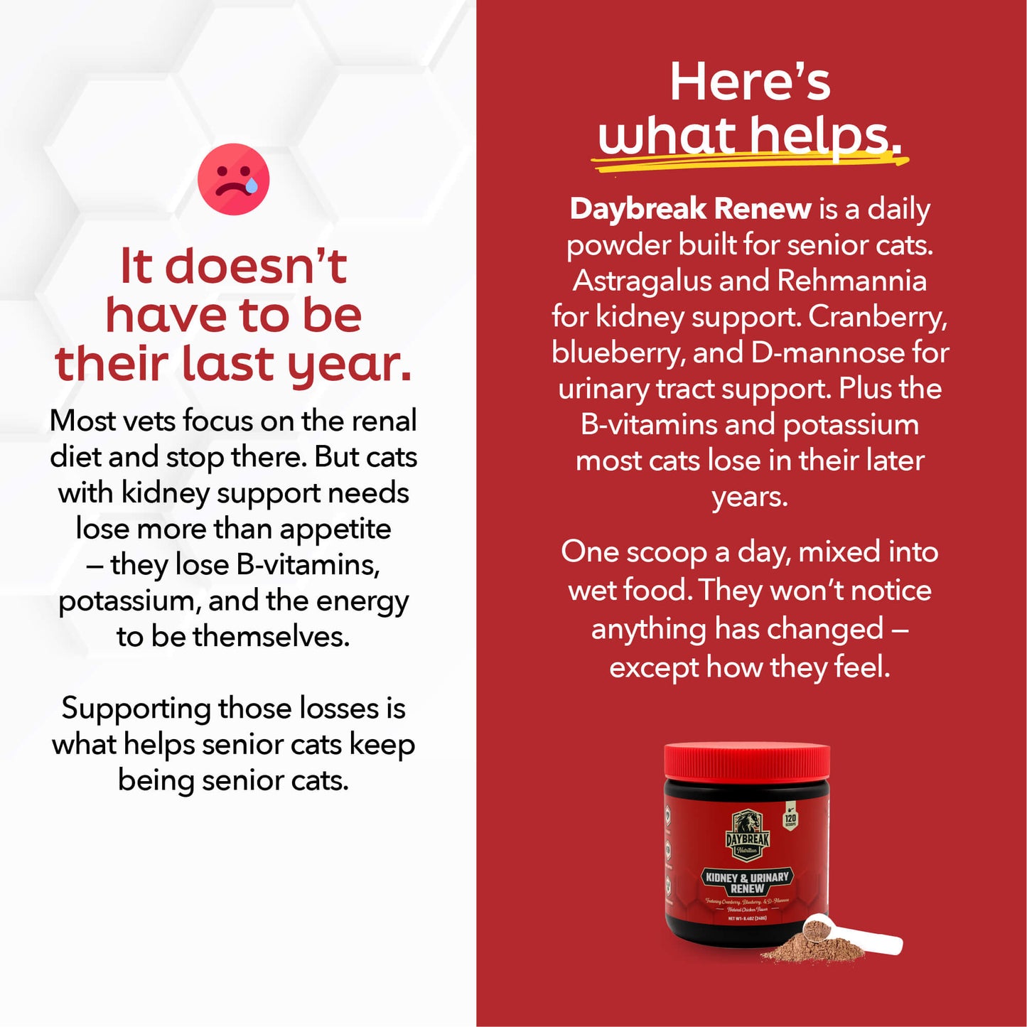 Renew - Kidney & Urinary Support For Cats