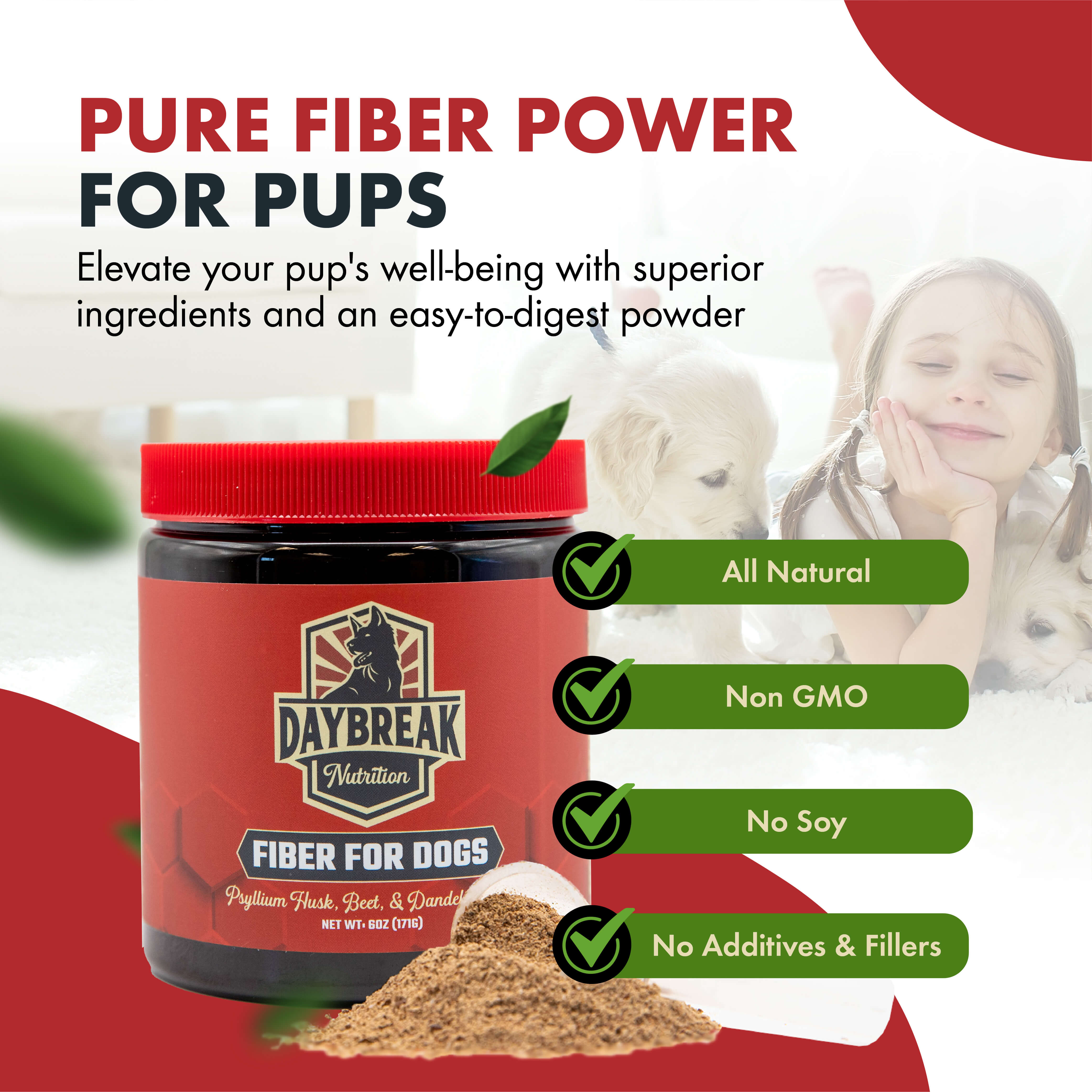 Fiber for dogs natural hotsell